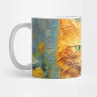 Van Gogh's cat Mug